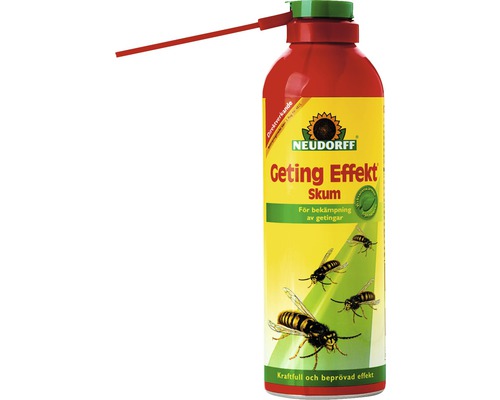 Bekämpningsmedel NEUDORFF Geting effekt skum 300ml Bekämpningsmedel NEUDORFF Geting effekt skum 300ml