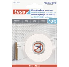 Monteringstejp TESA tapet och puts 19 mm 1.5 m 10 kg/m-thumb-0
