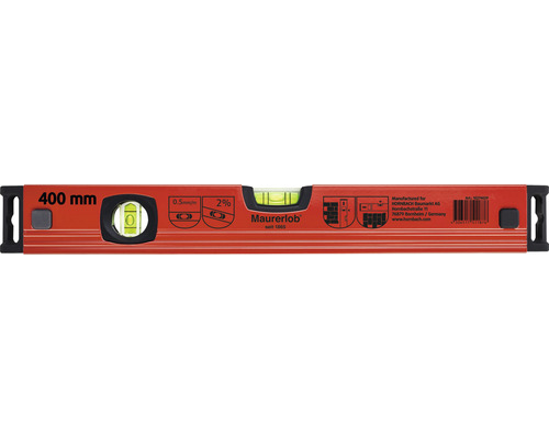 Vattenpass med en längd på 400 mm