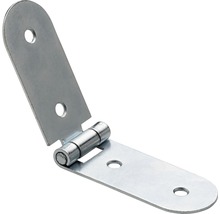 Metallgångjärn med rundade ändar och fästhål