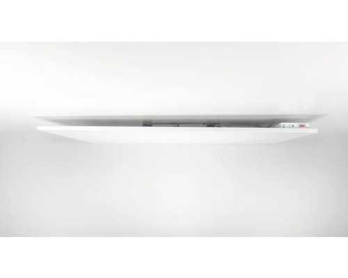 Takvärme med kontrollpanel i ett tak