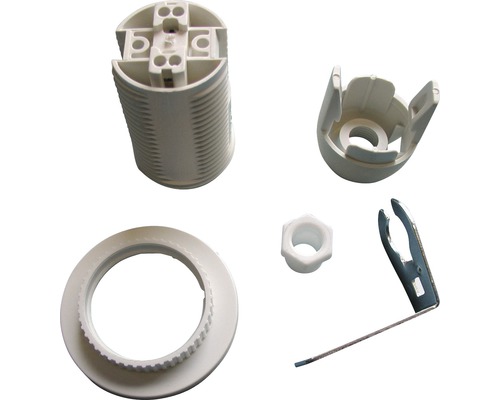 Separata delar av en lampsockel