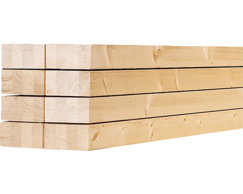 Stapel konstruktionsvirke av gran