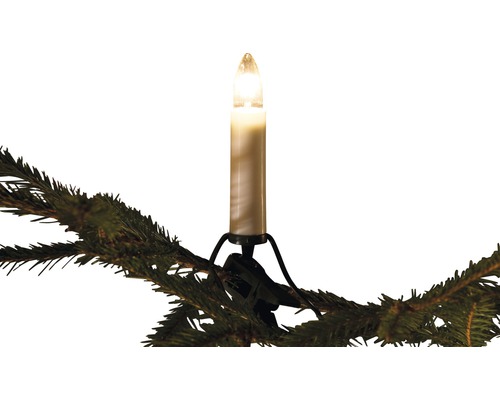 Julgransljus med klämma på gran gren