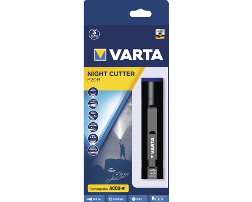 Förpackning för Varta Night Cutter F20R LED-ficklampa