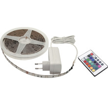 LED Stripe RGB IP20 150 LED’s 12V med fjärrkontroll 5m-thumb-0