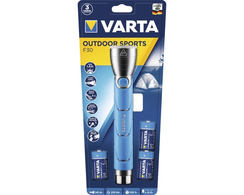 Varta Outdoor Sports F30 ficklampa med batterier