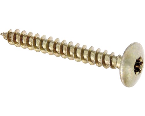 Träskruv TX ALBERTS 6x50mm gul galvaniserad 4-pack