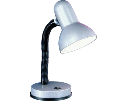 Skrivbordslampa med flexibel hals och strömbrytare