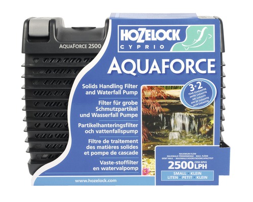 Hozelock Cyprio Aquaforce 2500 dammpump och filter för trädgårdsdammar