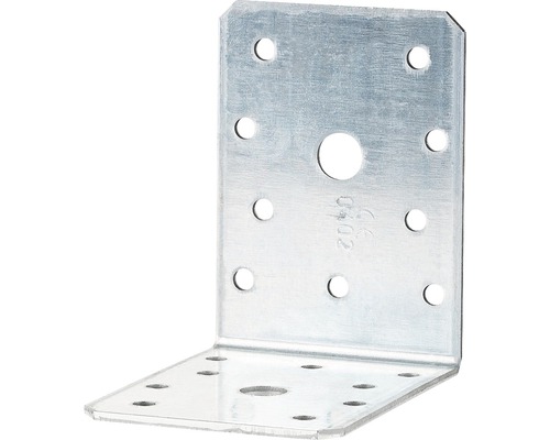 Vinkel JOMA 401U A2 rostfritt stål 2,5x90x90x65mm Vinkelbeslag av metall med hål för fastsättning