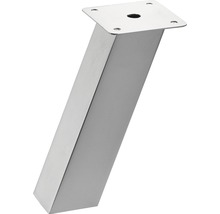 Barkonsol HETTICH 40x40x165mm stål aluminium optik 2 styck-thumb-0
