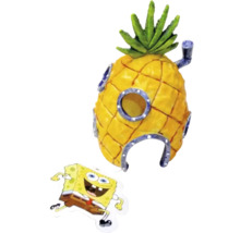 Ananashus akvariedekoration med Svampbob figur