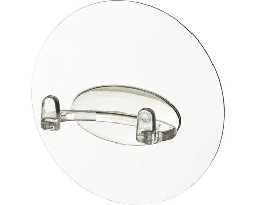 Transparent självhäftande krok för väggmontering