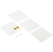 Flera ark med självhäftande möbelglidare