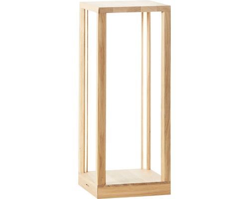 Fyrkantig träkolonn