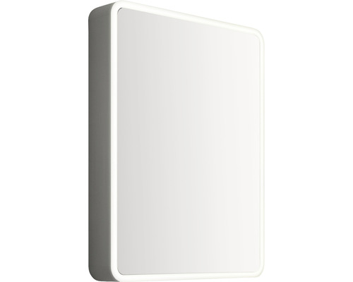 Spegelskåp Focco Mia 60x115x70cm grått matt LED IP 44