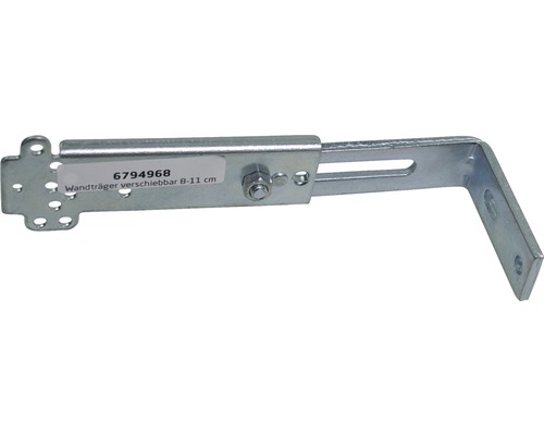 Justerbart väggfäste från 8 till 11 cm