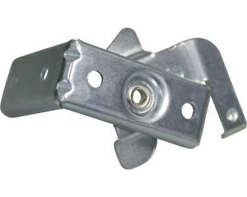 Metallisk fästklämma med hål för montering