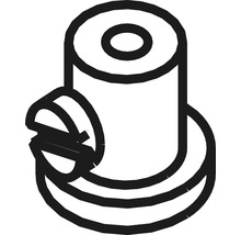 Symbol för väggmonterad toalettpappershållare