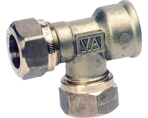VATETTE T-rör 1166-15x15xR15 1944867 T-koppling av metall med skruvkoppling