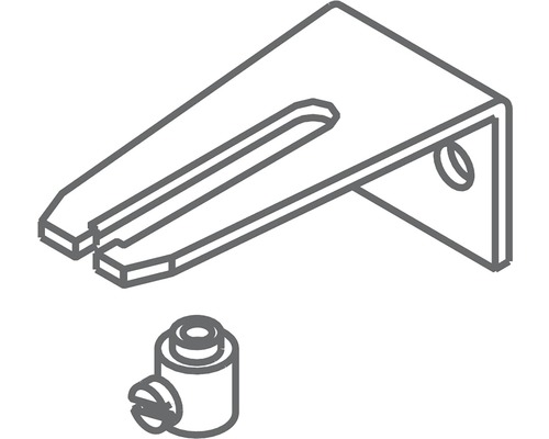 Fäste med skruv för montering