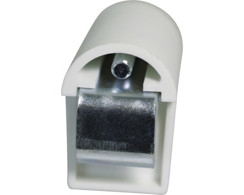 Rullgardinskena av plast med metallinsats