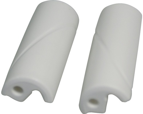 Två ledstänger av plast