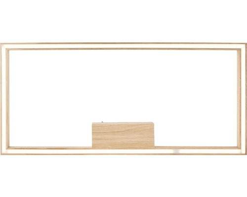 LED-vägglampa av trä