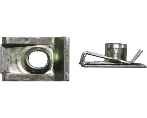 Plåtmuttern i två vyer