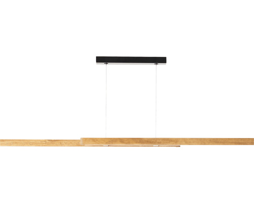 Hängande trälampa med linjär design