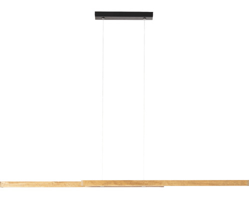 Taklampa med träutseende