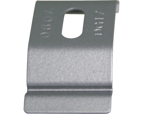 Metallklämma med utskärning för fastsättning