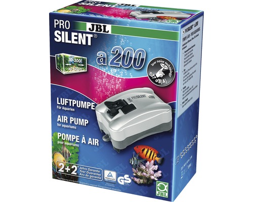 JBL Pro Silent A200 akvariumluftpump i förpackning