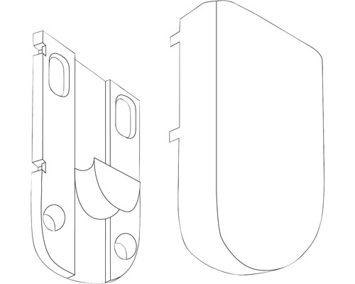Ritning av en möbelkoppling