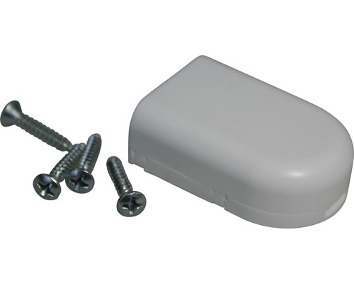 Plastskydd med skruvar