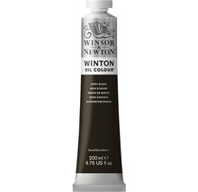 Winsor & Newton Winton oljefärg elfenbenssvart, 200 ml tub