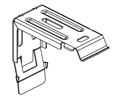 Metallvinkel för fastsättning och montering