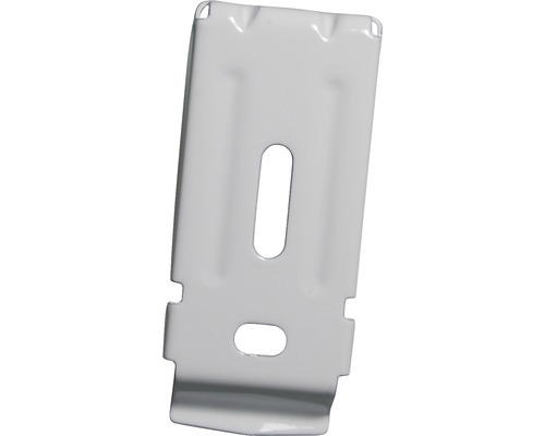 Metallfäste med utskärningar för fastsättning