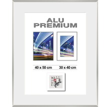 Aluminiumram THE WALL Duo silver 40x50cm