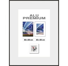 Aluminiumram THE WALL Duo aluminium svart 60x80cm