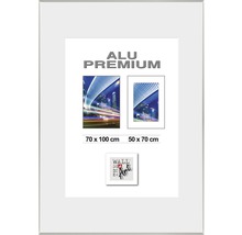 Aluminiumram THE WALL Duo silver 70x100cm