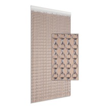 Aluminiumkedjegardin med detaljvy