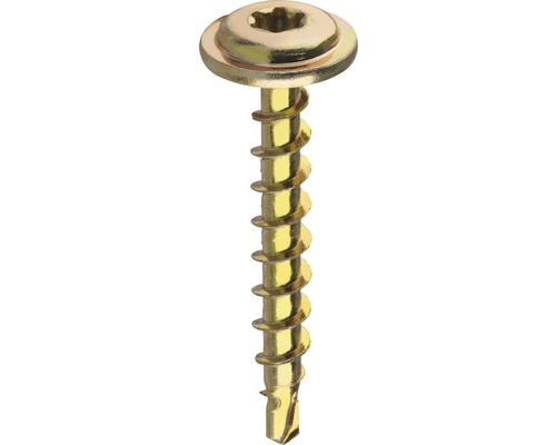 Plåt- och montageskruv GRABBER BHS självborrande 4,8x35mm C1 gulkromerad 100-pack BHS35C