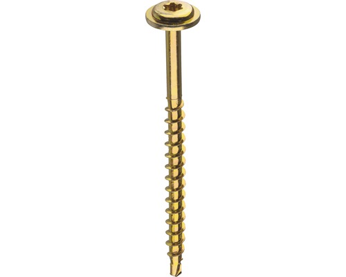 Plåt- och montageskruv GRABBER BHS självborrande 4,8x70mm C1 gulkromerad 100-pack BHS70C