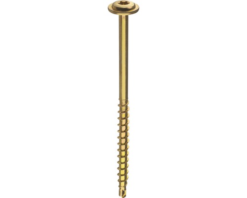 Plåt- och montageskruv GRABBER BHS självborrande 4,2x90mm gulkromerad 100-pack BHS90C