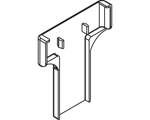 Enkel hörnkoppling för arbetsbänkar