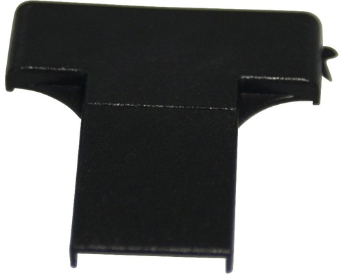 Svart T-koppling i plast