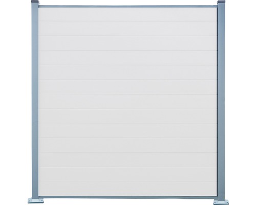 Insynsskydd av plast med metallram