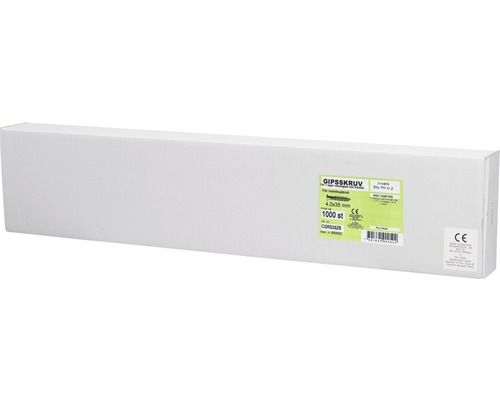 Förpackningsenhet gipsskivskruvar 4,0 x 35 millimeter, 1000 stycken
